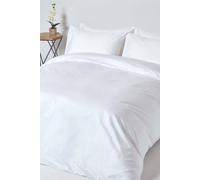HOMESCAPES 1000 Thread Count Egyptian Cotton White Duvet Cover Set Double Luxury Quilt Cover Bedding Set 2 Pillowcases Included
