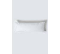 Homescapes Egyptian Cotton Housewife Body Pillowcase 200 Tc In White White