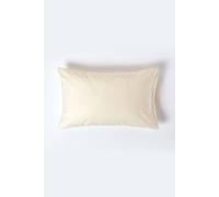 HOMESCAPES 1000 Thread Count Egyptian Cotton Cream Standard Size Pillowcase Luxury Housewife Pillow Case