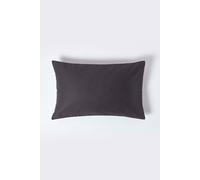 Homescapes Housewife Pillowcase – 1000TC Egyptian Cotton – Standard (48 x 74 cm) Dark Grey
