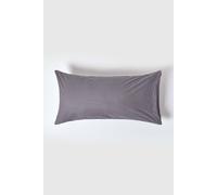 (King - 48 x 91 cm, Dark Grey) Egyptian Cotton Pillow Case 200 TC Equivalent 400 Thread Count