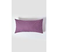 Homescapes Grape Egyptian Cotton Housewife Pillowcase 200 Tc, King Size