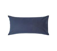 HOMESCAPES Navy Blue Pure Egyptian Cotton King Size Pillowcase 200 TC 400 Thread Count Percale Equivalent Housewife Pillow Case