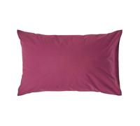 HOMESCAPES Plum Purple Pure Egyptian Cotton Pillowcase Standard Size 200 TC 400 Thread Count Percale Equivalent Housewife Pillow Case