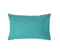 Homescapes Egyptian Cotton Housewife Pillowcase 200 Tc , Standard Size In Teal Teal One Size