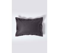 Homescapes Egyptian Cotton Oxford Pillowcase 1000 Tc In Dark Grey Dark Grey One Size