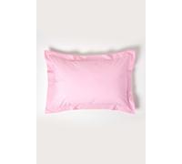 HOMESCAPES Pink Pure Egyptian Cotton Oxford Pillowcase Standard Size 200 TC 400 Thread Count Percale Equivalent Pillow Case