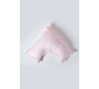 Homescapes Egyptian Cotton Super Soft V Shaped Pillowcase 330 TC in Pink Homescapes Pink
