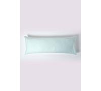 HOMESCAPES Silky 330 TC Egyptian Cotton Satin Stripe Body Pillowcase - Light blue