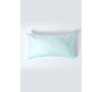Homescapes Egyptian Cotton Ultrasoft Housewife Pillowcase 330 Tc, King Size In Aqua Aqua One Size
