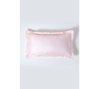 Homescapes Egyptian Cotton Ultrasoft King Size Oxford Pillowcase 330 Tc In Pink Pink One Size
