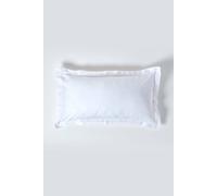 Homescapes Egyptian Cotton Ultrasoft King Size Oxford Pillowcase 330 Tc In White White One Size