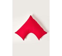 (Red) Egyptian Cotton V Shaped Pillowcase 200 Thread Count