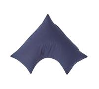 (Navy Blue) Egyptian Cotton V Shaped Pillowcase 200 Thread Count