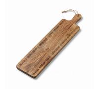 Homescapes Etched Canapes Chopping Board, 16 X 70 Cm