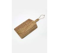 Homescapes Etched Heart Mango Wood Chopping Board In Natural Natural