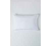 Homescapes European Linen Pillowcase, 40 x 40 cm in White Homescapes White 40 x 40 cm