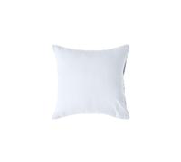 (Square - 60 x 60 cm, White) Luxury Soft Linen Pillowcase Plain Textured