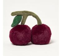 HOMESCAPES Fabric Door Stop Soft Cherry, Cute Weighted Fabric Door Stopper for Home Decor, 1kg