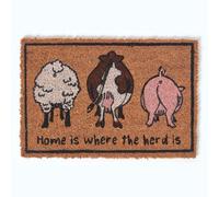 Homescapes Farm Animal Coir Non-Slip Doormat