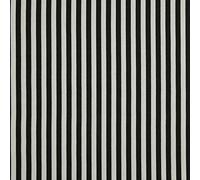 HOMESCAPES Fat Quarters Fabric Bundles, Black & White Thin Stripes, 100% Cotton Fabric Squares by The Metre UK, 150cm Wide Craft Material for Sewing, DIY, Patchwork & Quilting