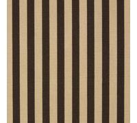 HOMESCAPES Fat Quarters Fabric Bundles, Chocolate & Beige Thin Stripes, 100% Cotton Fabric Squares by The Metre UK, 150cm Wide Craft Material for Sewing, DIY, Patchwork & Quilting