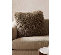 Faux Mongolian Fur Cushion, 40 x 40 cm