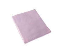 HOMESCAPES Flat Cot Sheets, 100% Organic Cotton Toddler Bed Sheet, Soft & Breathable, Brushed Plain Pink 100 x 150cm, Oeko-Tex Hypoallergenic Bedding for Toddlers & Baby Cots