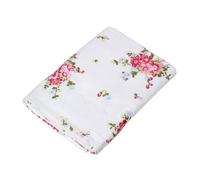 Homescapes Floral Printed White Bath Towel 100% Cotton