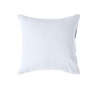HOMESCAPES French Flax Linen Pillowcase, European Size - White - 40 x 80 cm