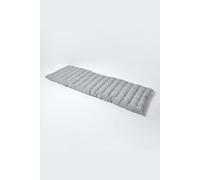 Homescapes Outdoor Bench Cushion Grey, 3 Seater Garden Seat Pad Cushion 143Cm Wide For Furniture, Kitchen, Dining & Indoor