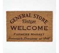 Homescapes General Store Non-Slip Coir Doormat