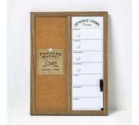 HOMESCAPES General Store Weekly Planner Cork Board