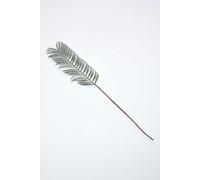 HOMESCAPES Glitter Palm Leaf Single Stem