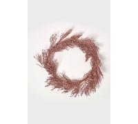 Homescapes Glitter Rose Gold Christmas Wreath
