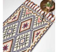 Homescapes Goa Multi Colour Kilim Wool Rug 160 X 230 Cm
