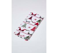 HOMESCAPES Premium Christmas Tea Towels, 100% Cotton Kitchen Dish Towels, Super Soft & Absorbent for Drying Cleanin Baking,Festive Red & Green Xmas Santa Gonks, Washable T Towels - L74 x W49 cm