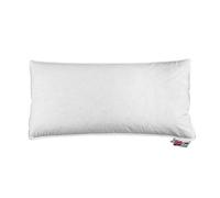 HOMESCAPES Goose Down Euro Continental Pillow - 40cm x 80cm (16″x32″) Luxury Natural Hypo-Allergenic European Pillows Soft Support 100% Cotton Casing