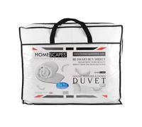 HOMESCAPES Super King Duvet 4.5 Tog, Luxury Ethical Goose Feather & Down Quilt, Anti Allergy 100% Cotton Cover Down-Proof Summer Bed Duvets, Washable, RDS & OEKO-TEX Certified