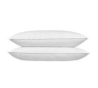 HOMESCAPES Goose Feather and Down King Size Pillow Pair