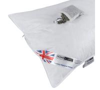 Homescapes Goose Feather & Down Lavender Pillow With Dried Lavender Insert Extra Fill