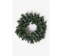 Green Snow Dusted Christmas Wreath, 18 Inches