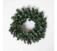 Green Snow Dusted Foliage Christmas Garland, 182 cm