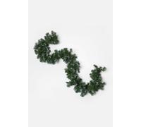 Homescapes Green Snow Dusted Foliage Christmas Garland Green One Size
