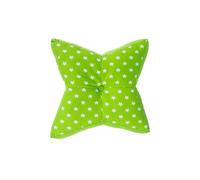 Green Stars Floor Cushion Homescapes Green One Size