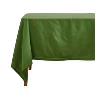Homescapes Plain Cotton Tablecloth, 178Cm X 300Cm In Olive Olive One Size