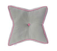 Homescapes Star Floor Cushion Soft Cotton, Comfy & OEKO-TEX® Certified in Mid Grey Homescapes Mid Grey