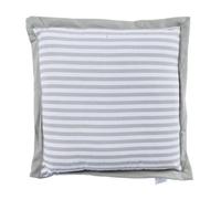 Homescapes Grey And White Striped Seat Pad