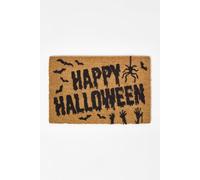 Homescapes Happy Halloween Non-Slip Coir Doormat, 40 X 60 Cm In Natural Natural 40 x 60cm