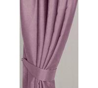 Homescapes Herringbone Curtain Tie Back Pair In Bright Pink Bright Pink